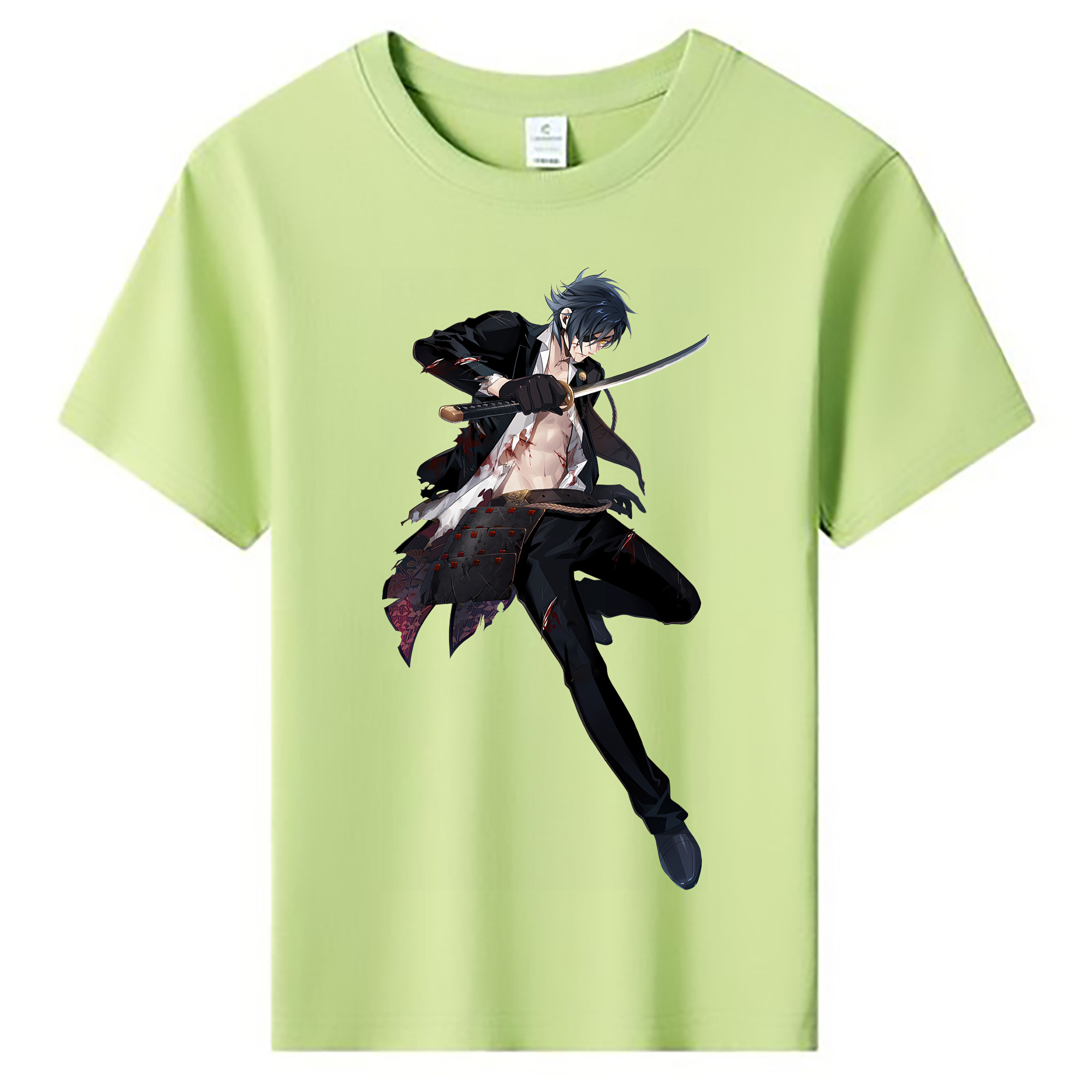 （画像用） 刀剣乱舞 Touken Ranbu 綿100％キッズTシャツ（フロントプリント）